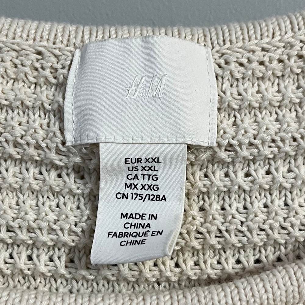 H&M Cream Knit Crop Top - Picture 5 of 5